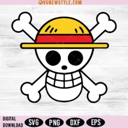 Anime Straw Hat Crew Logo SVG