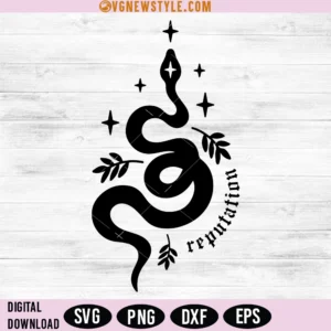 Reputation Era SVG, Musical Era Tribute SVG, PNG, Instant Download