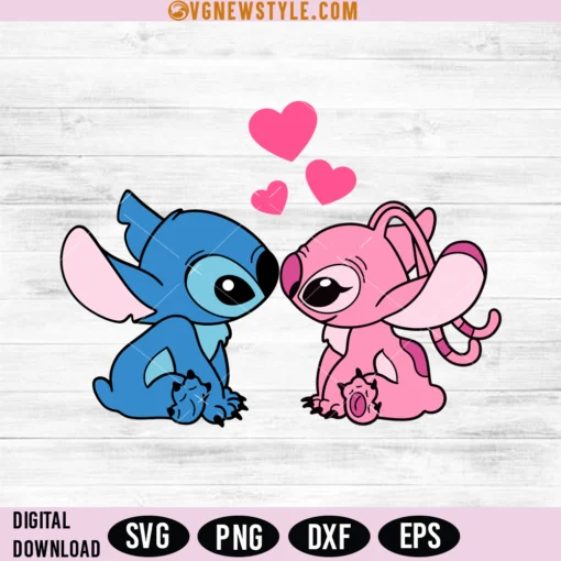 Lilo and Stitch Love SVG