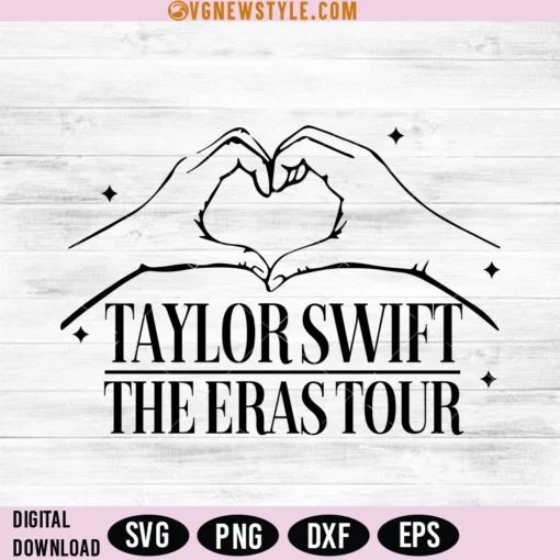 Taylor Swift Hands Love SVG