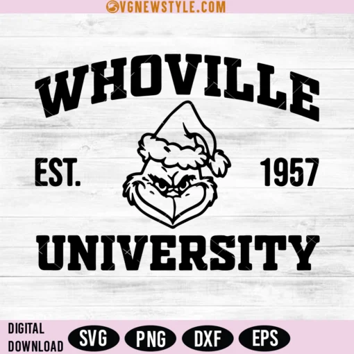 Whoville University SVG