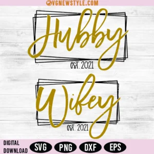 Wifey Hubby SVG