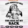 You Should See The Size of My Sack Santa SVG