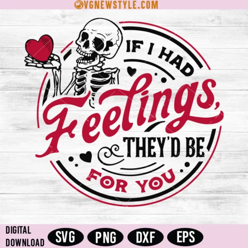 Skeleton Valentines Day SVG