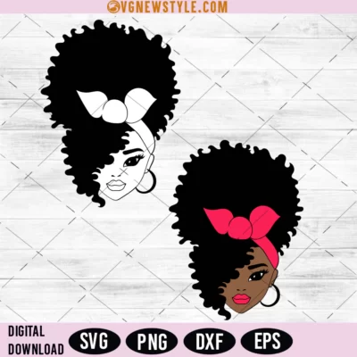 Black Girl SVG