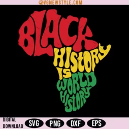 Black History is world history Svg Png