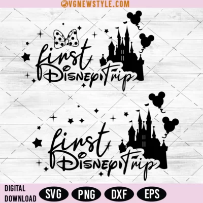 Bundle First Trip Svg - The Perfect Way to Celebrate Your Special Milestone 4 Bundle First Trip Svg
