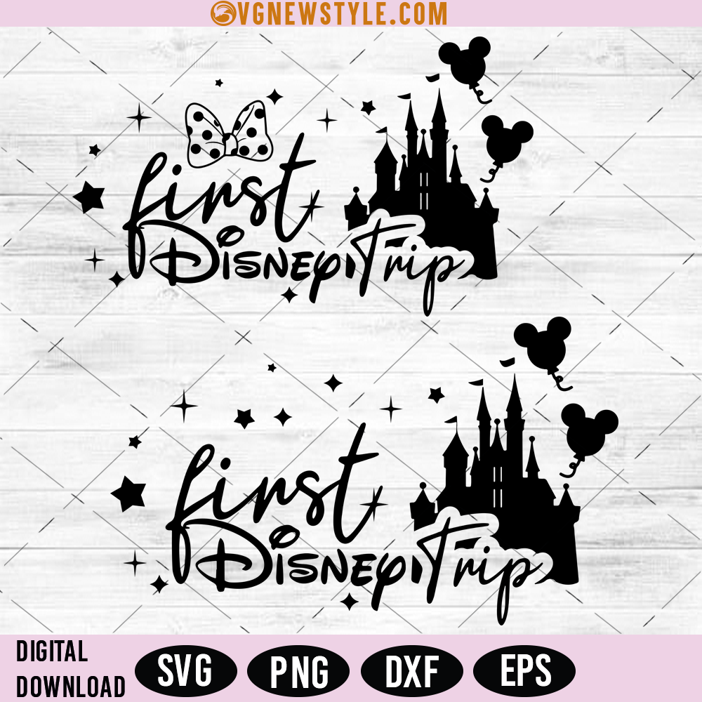 Bundle First Trip Svg - The Perfect Way to Celebrate Your Special Milestone 1 Bundle First Trip Svg