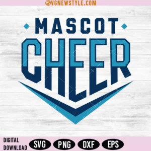 Cheerleader Mascot SVG