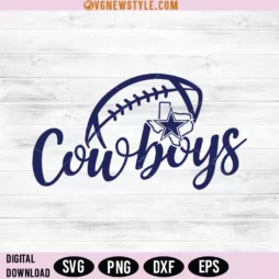 Cowboys Football SVG PNG