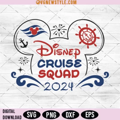 Cruise Squad 2024 SVG