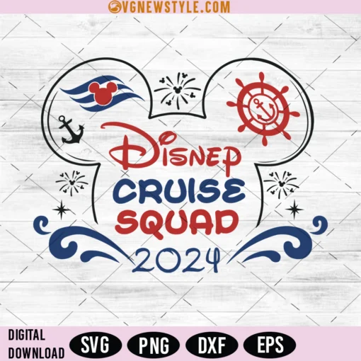 Cruise Squad 2024 SVG