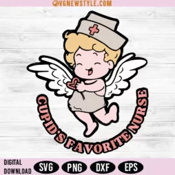 Cupid's Favorite Nurse SVG