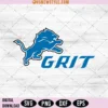 Detroit Lions football Svg