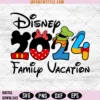 Disney Family Vacation 2024 Svg Png