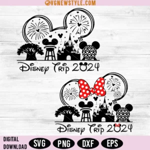 Disney Family Vacation 2024 Svg