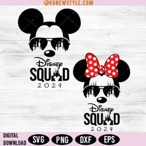 Disney Squad 2024 SVG