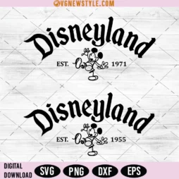 Disneyland California SVG Bundle