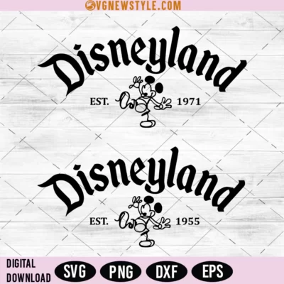 Disneyland California SVG Bundle - The Perfect Way To Celebrate Your ...