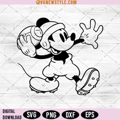 Football Mickey Svg