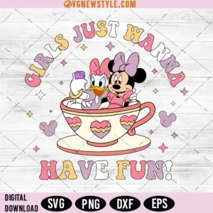Girls Just Wanna Have Fun Svg
