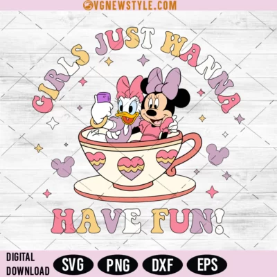 Girls Just Wanna Have Fun Svg