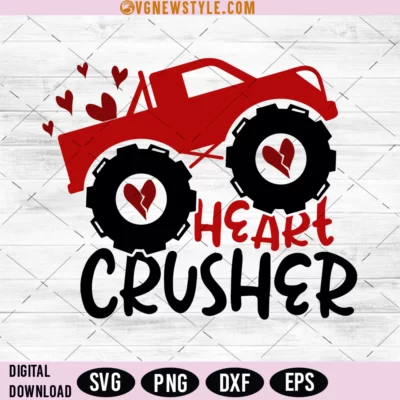 Heart Crusher Svg