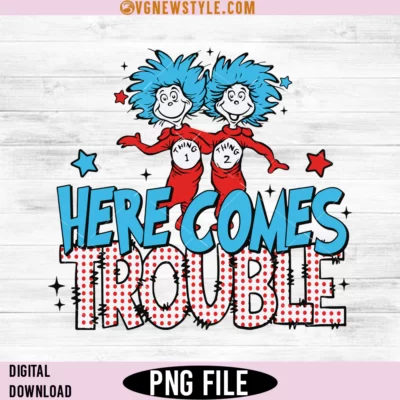 Here Comes Trouble Suess PNG - A perfect way to show your love for Dr. Seuss 4 Here Comes Trouble Suess PNG