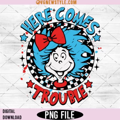 Here Comes Trouble Dr Suess Png