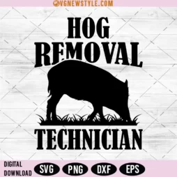 Hog Removal Technician Svg