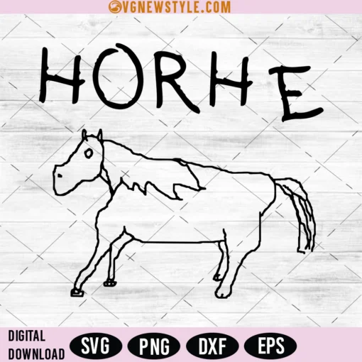 Badly Drawn Horse Svg