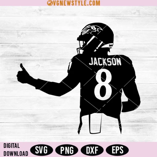 Lamar Jackson Svg