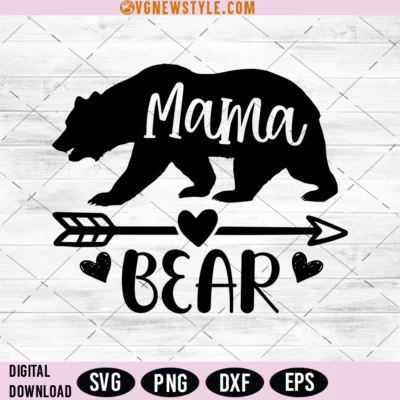 Mama Bear Svg