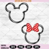 Mickey-Minnie Mouse Svg