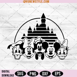 Mickeyy and Friends Svg