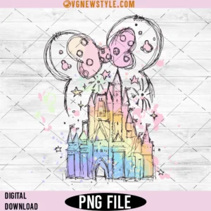 Mouse Ear Castle Png Sublimation