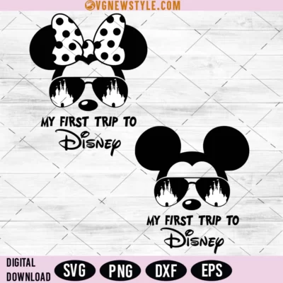 My First Family Trip Svg Bundle