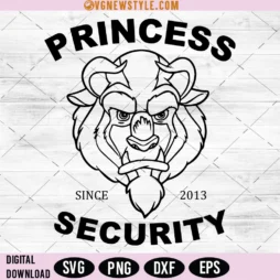 Princess Security Svg