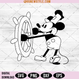 Steamboat Willie Svg