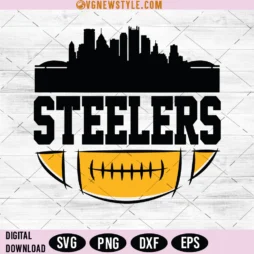 Steelers Football Svg Png