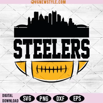 Steelers Football Svg