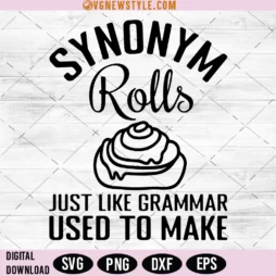 Synonym Rolls Just like Grammar Used to Make Svg