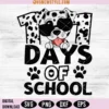 101 Days of School Dalmatian Svg