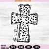 Dalmatian Cross Hi is Risen Svg