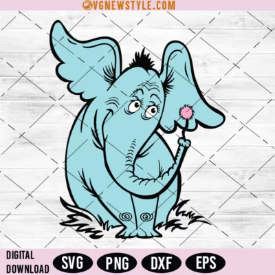 Dr Seuss Horton Svg