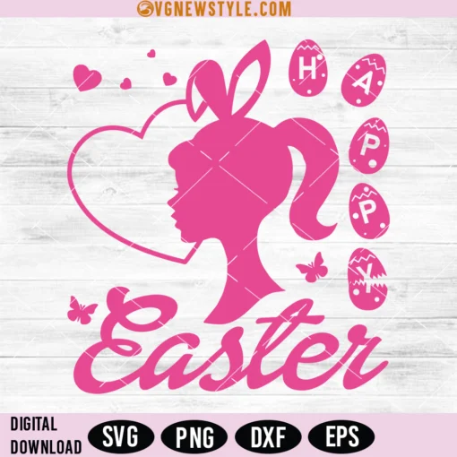 Easter Girl Svg