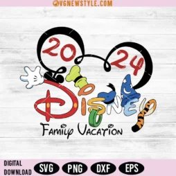 Family Mouse Trip 2024 Svg