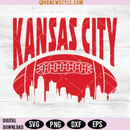 Kansas City Football Svg