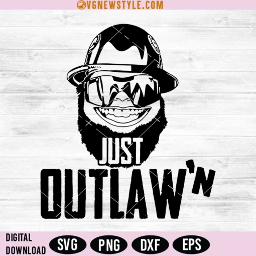 Outlaw Ricky Svg