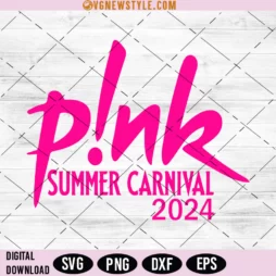 Pink Summer Carnival 2024 Svg